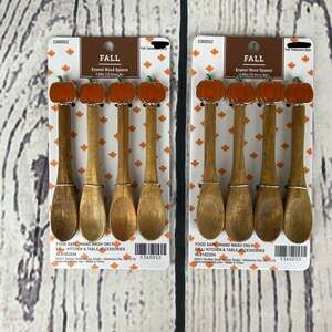 Mini Pumpkin Fall Wooden Spoons